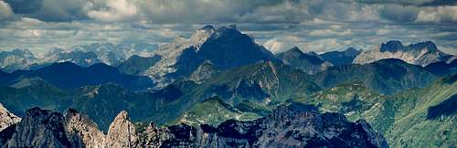 Carnic Alps - Hohe Warte with neighbors