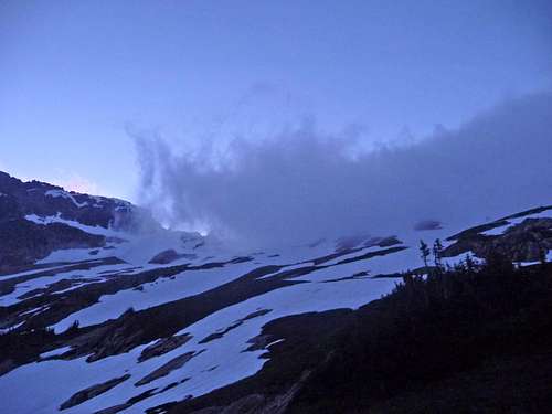 Clouds Coming over during Evening