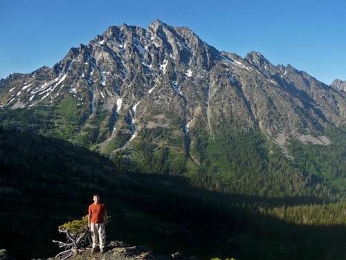 Myself with Mount Stuart in the Background