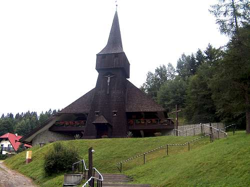Wooden church in Głębce 