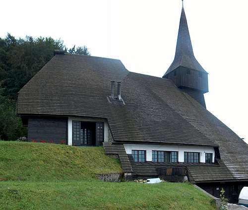 Wooden church in Głębce 