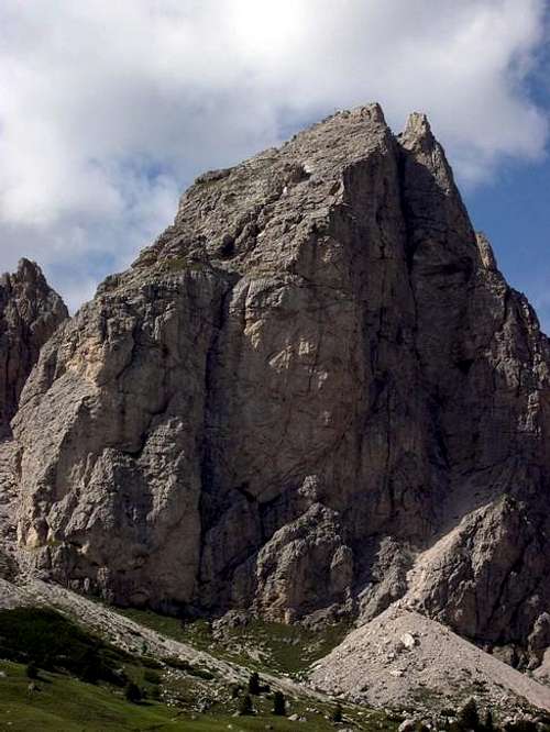 Gran Cir (2592m) from Passo...