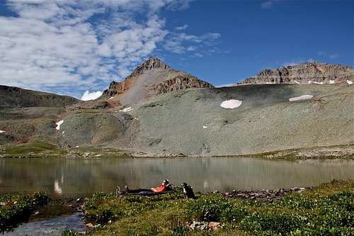 Fuller Peak and Lake