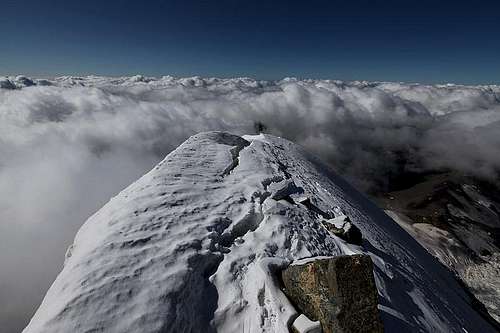 Svanetia below - picture from the Shkhara Summit
