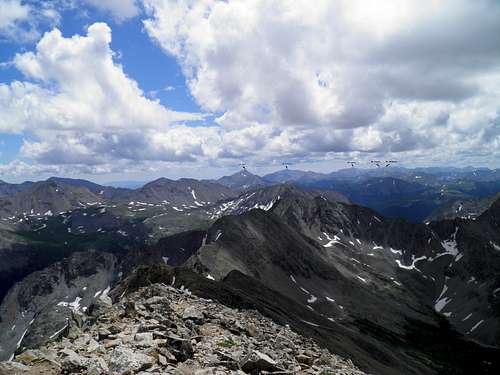 View South from Huron Peak