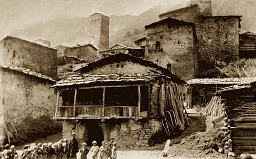 Vintage photos of Svanetia by Vittorio Sella 1890