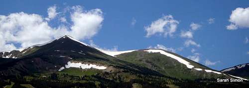 Peaks 8 and 7 from Breckenridge