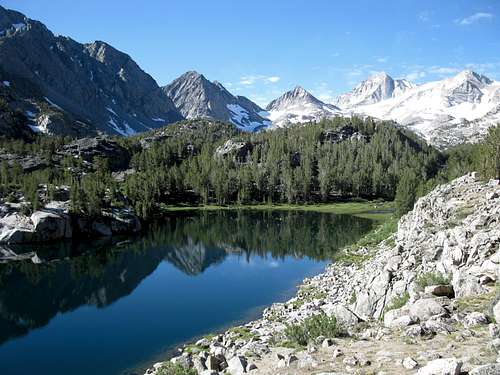 Box Lake in Little Lakes Valley