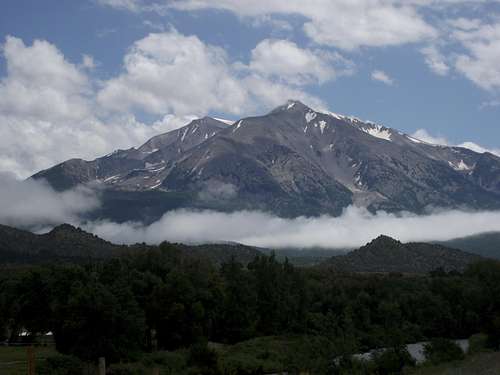 Mount Sopris and the Crystal River Valley