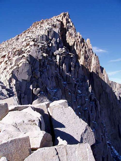 The NE Ridge of Mt Goode,...