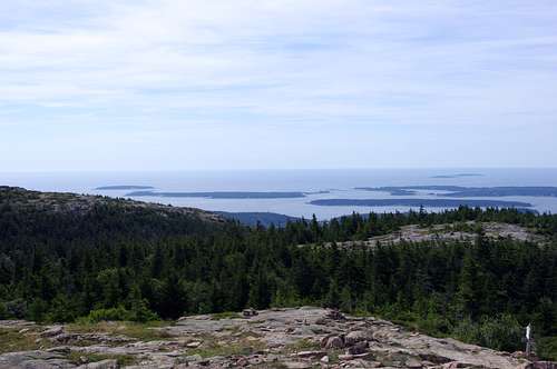 Cranberry Isles from Sargent Mountain