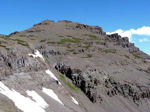 south side of Pacific Crest Peak
