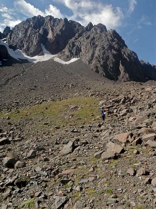 Approach to the North Face of Mt. Sneffels