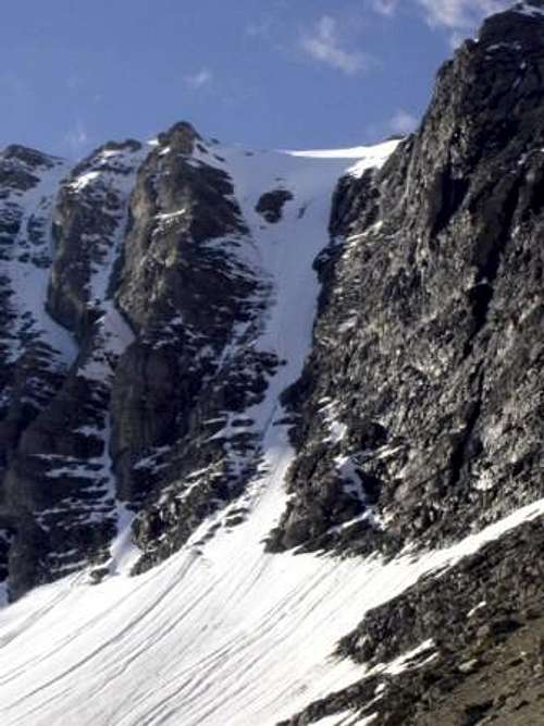North Face routes - Mt. Harrison