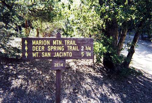 Trailhead, April 2000