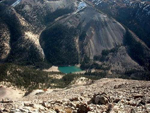 Blue Lake as seen from the...