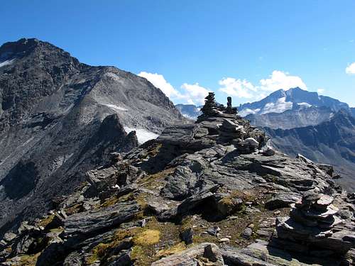 On the summit of Grauleitenspitze (2893m)
