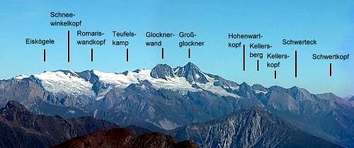 almost the whole Glockner...