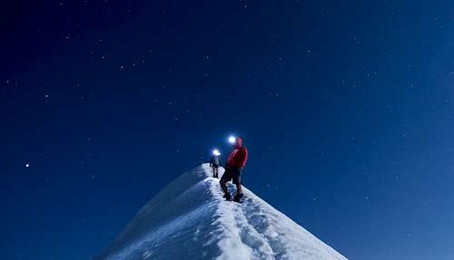 Summit Ridge at Night