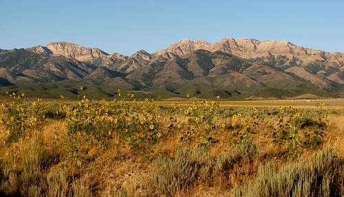 Stansbury mountains from Grantsville