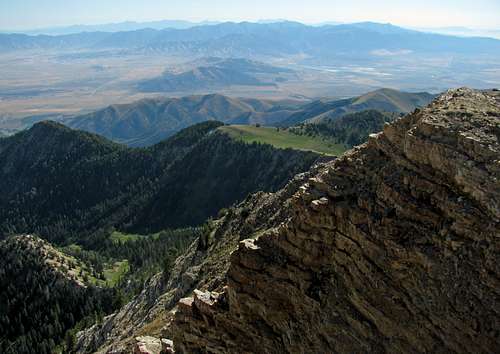 View east from Deseret Peak