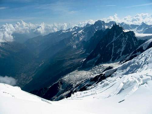 Valley of Chamonix and...