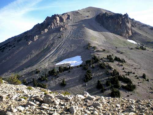 Lassen Peak from Eagle Peak summit, 09/17/2011
