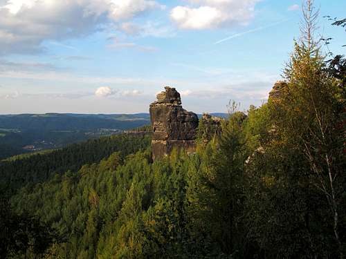 The sandstone rock named Hunskirche