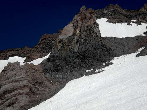 Interesting Geology on Casaval Ridge from the bottom of Shasta's Heart 09-24-2011