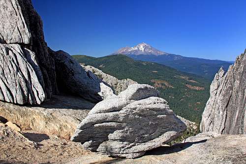Mt. Shasta from Castle Crags