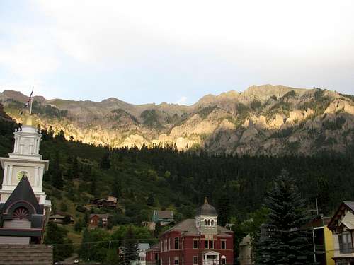 Sunset at the Ouray Brewery
