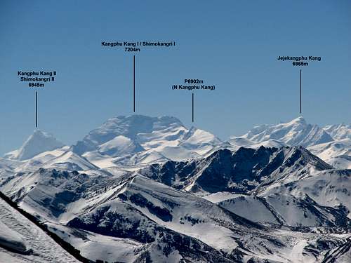 Panorama from Jitan Zhoma summit ridge