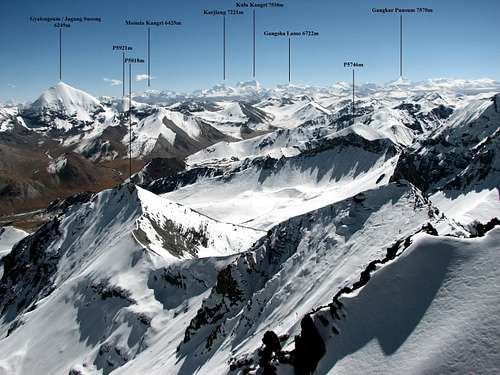 Panorama from Jitan Zhoma summit
