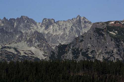 Rumanov štít - Ganek ridge