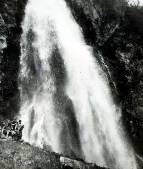 The Most Group of Ponteilles Waterfall 1965 