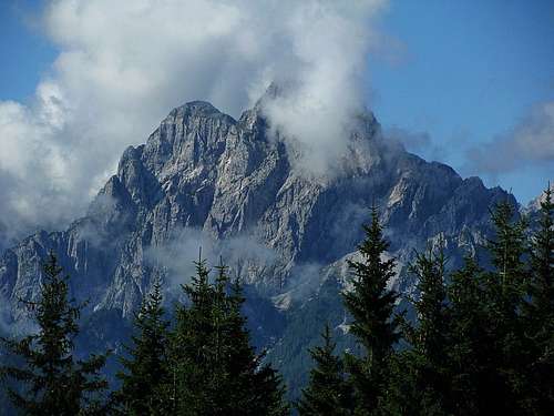 One of peaks in Italian Julian Alps