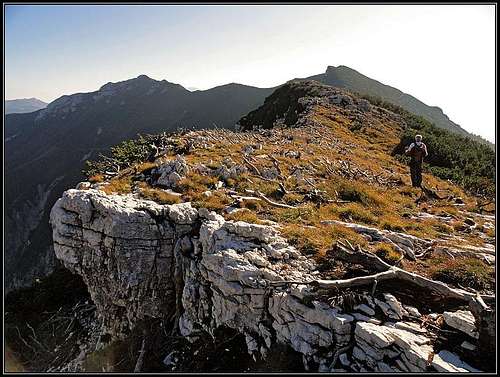 On the S ridge of Becco di Filadonna