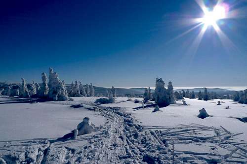Wysoka Kopa - view in winter