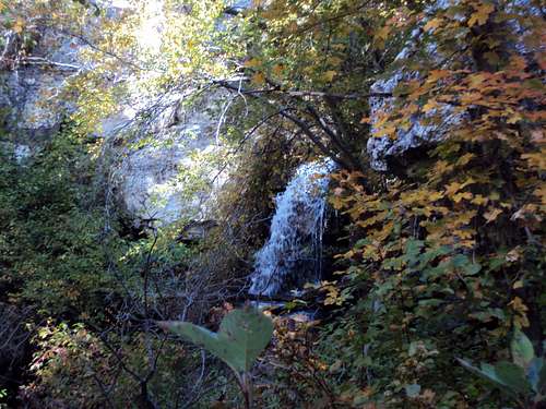 Waterfall on Trail