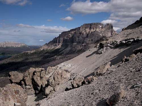 Breccia Slopes and Pinnacle Buttes Main Summit