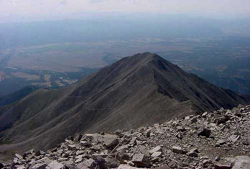 Tigger Peak from the summit...