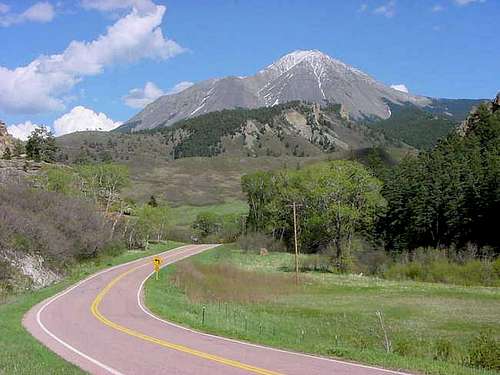 West Spanish Peak from the...