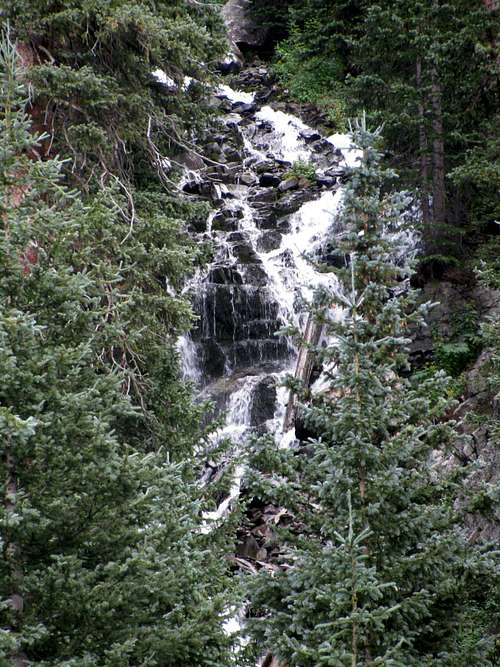 Falls on the Trail to Blue Lakes Pass