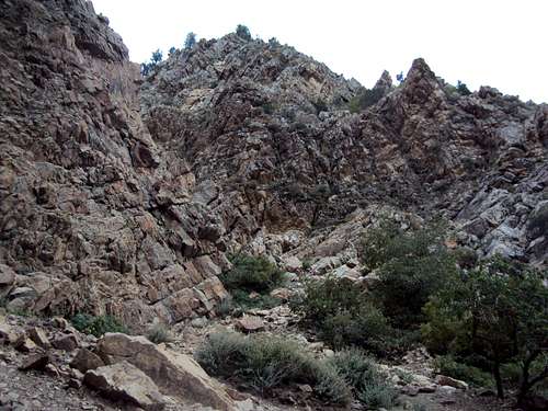 Route out of Canyon
