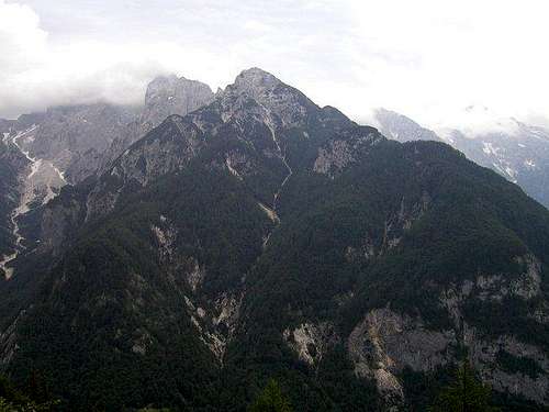 Golicica from Usje, 1820m the...