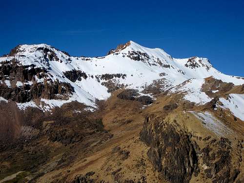 Nevado Huarancante from the NW ridge of Nevado Chucura