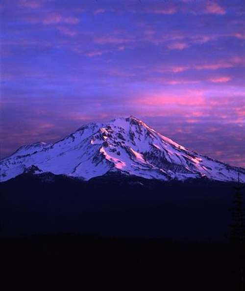 Mt. Shasta at Dawn From McCloud River