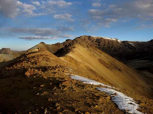 Cerro Jello Jello summit ridge