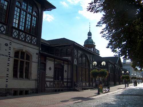 Szczawno-Zdrój, the spa building