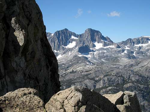Mt. Ritter and Banner Peak from Two Teats